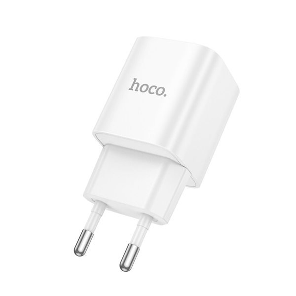 Мережевий зарядний пристрій HOCO C147A Type-C+USB 20W White 85897