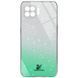 Чохол TPU+Glass з блискітками Swarovski для Oppo A73 Бірюзовий 59710