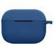Чохол Silicone New з карабіном для Apple Airpods Pro Синій / Navy blue 60845