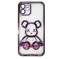 Чохол Shining Bear з блискітками для Iphone 11 Dark Purple 85787