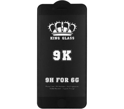 Защитное стекло 9K Full для Iphone 6 / 6s Black 36042