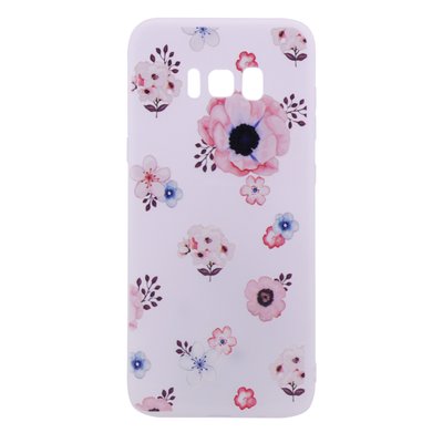 Чехол Matte Soft Touch для Samsung G955 Galaxy S8 Plus Flowers 31679