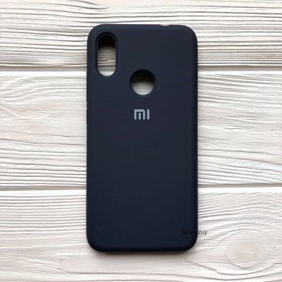 Чехол Silicone Cover для Xiaomi Redmi 6 Pro / Mi A2 Lite Темно-синий 33691
