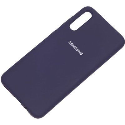 Чохол Silicone Cover для Samsung Galaxy A50/A30s Темно-синій / Midnight blue 53366