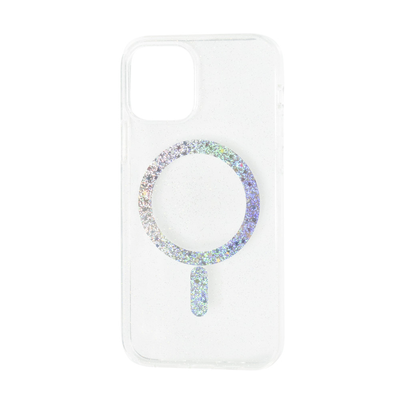 Чохол PHIBR Sand MagSafe і блискітками для Iphone 12 Pro Прозорий 70062
