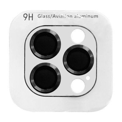 Захисне скло Metal Classic на камеру для IPhone 15 Pro / 15 Pro Max Чорний / Midnight 81281