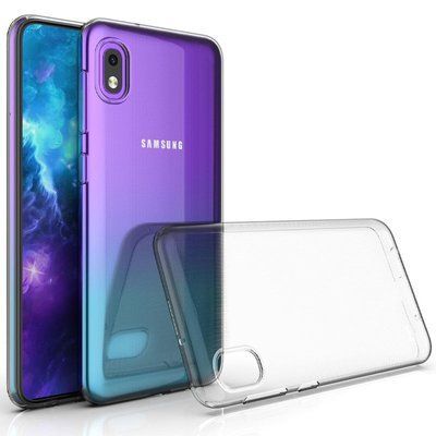 Чехол Stez для Samsung Galaxy A01 Core / M01 Core Прозрачный 53416