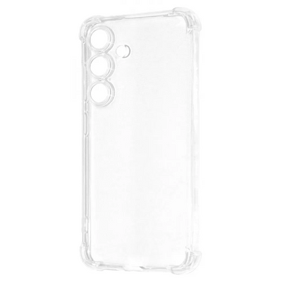 Противоударный Чехол Stez для Samsung Galaxy S24 Прозрачный