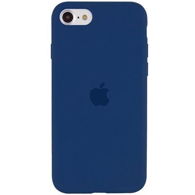 Чохол Silicone Case 360 для Iphone 7 / 8 / SE 2020 Синій / Navy Blue 53192