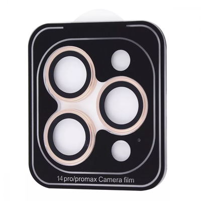 Захисне скло ACHILLES на камеру для Iphone 14 Pro / 14 Pro Max Gold 81558