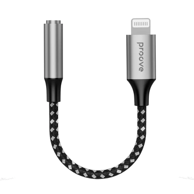 Кабель Proove SoundMesh Lightning to 3.5mm Gray 82438