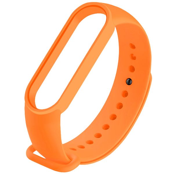 Ремешок Silicone для Xiaomi Mi Band 5/6 Оранжевый / Orange 42750