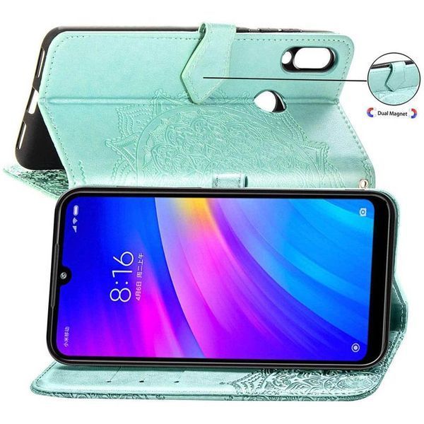 Чохол-книжка Art Case для Xiaomi Redmi 7 Бірюзовий 41780