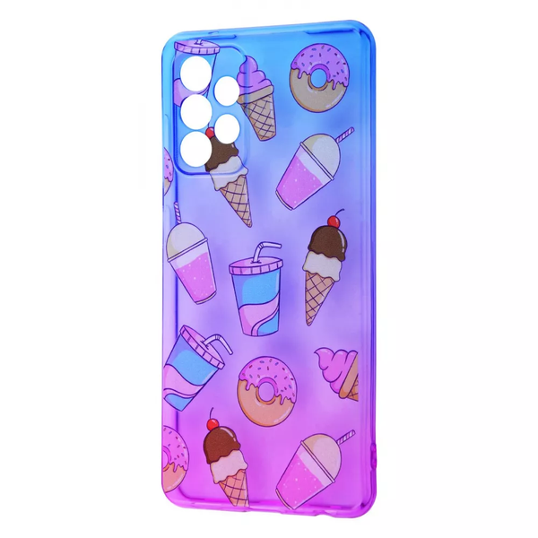 Чохол WAVE Sweet Acid для Samsung Galaxy A52 / A52s Blue/Pink/Ice cream 80060