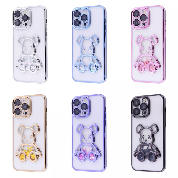 Чохол Shining Bear з блискітками для Iphone 11 Dark Purple 85787