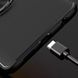 Чехол Din Color Magnet Ring для Xiaomi Poco X3 NFC / Poco X3 Черный / Синий 48176 5