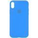 Чехол Silicone Case 360 для Iphone X / XS Голубой / Blue 53292
