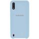 Чохол Silicone Case для Samsung Galaxy A01 Блакитний / Lilac Blue 39899