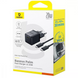 Мережевий зарядний пристрій Baseus Palm Type-C 20W+кабель Type-C to Type-C 60W 1m Black 86661 2