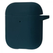 Чехол Silicone New с карабином для Apple Airpods 1/2 Forest green 80214 1