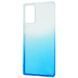 Чехол Gradient для Xiaomi Redmi Note 10 / Note 10s / Poco M5s White / blue 54347