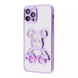 Чохол Shining Bear з блискітками для Iphone 11 Dark Purple 85787 4