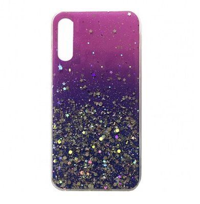 Чохол з блискітками Shine Glitter для Samsung Galaxy A50/A30s Pink blue 40086