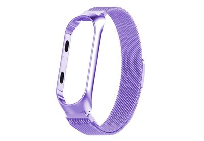 Ремешок Milanese Loop для Xiaomi Mi Band 7 Light purple 84635