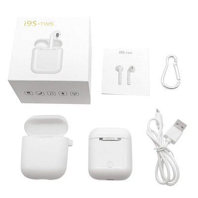 Наушники беспроводные i9S TWS White 38767