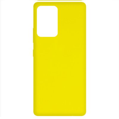 Чехол Silicone Cover NoLogo A Full для Samsung Galaxy A72 Желтый / Flash 52614