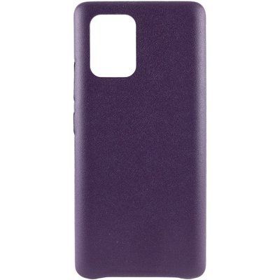 Защитный чехол Leather Case для Samsung Galaxy S10 lite G770F Фиолетовый 48070