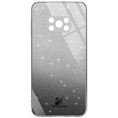 Чохол TPU+Glass Swarovski Full для Xiaomi Poco X3 NFC / Poco X3 Pro Чорний 55979