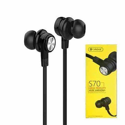 Навушники Celebrat S70 High Fidelity Black 39000