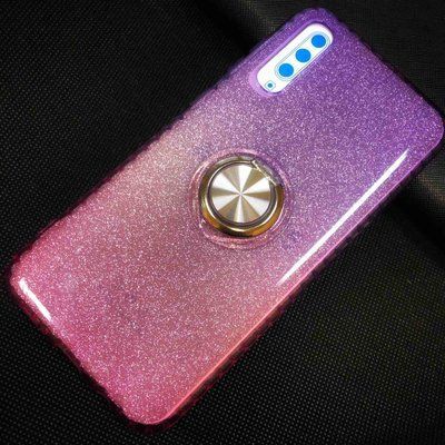 Чохол Ring з блискітками для Samsung Galaxy A30s 2019 A307 / A50S A507 Violet / Rose 37727