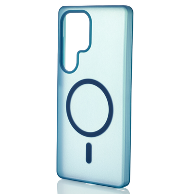 Чохол Soft Matt MagSafe для Samsung S25 Ultra Dark Blue