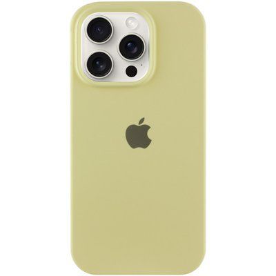 Чехол Silicone Case для Iphone 16 Pro Желтый / Mellow Yellow
