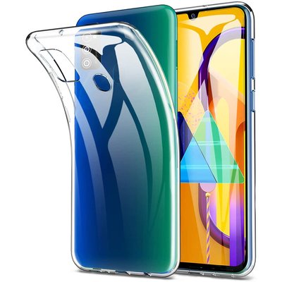 Чохол Stez для Samsung Galaxy M31 Прозорий 44374