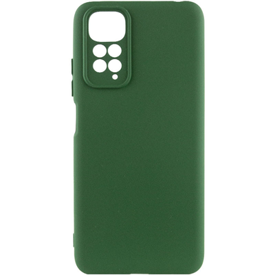 Чехол Silicone Lakshmi A Full Camera для Xiaomi Redmi Note 11 / Note 11s Зеленый / Dark green 66538