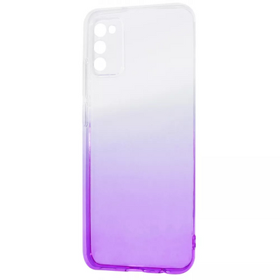 Чохол Gradient для Samsung Galaxy A03s White / Purple 59088
