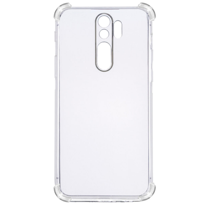 Противоударный Чехол Stez для Xiaomi Redmi 9 Прозрачный 69913
