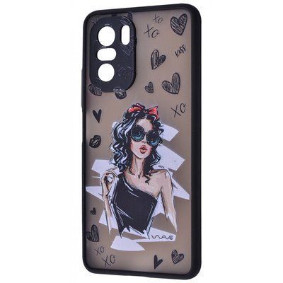 Чохол WAVE Cartoon Case для Xiaomi Poco F3 / Mi 11i / Redmi K40 / K40 Pro Little black dress 54455