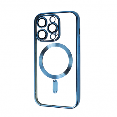 Чехол Xrome MagSafe для Iphone 14 Pro Прозрачный / Blue 68647