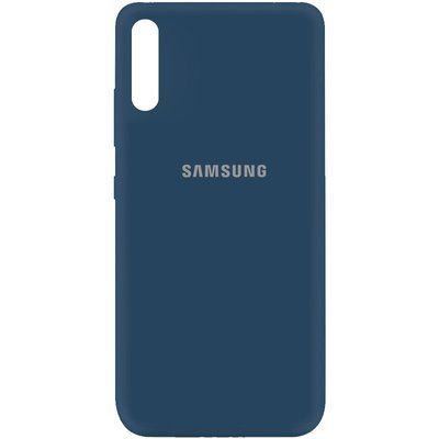 Чохол Silicone Cover A для Samsung Galaxy A50/A30s Синій / Navy blue 43166