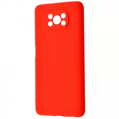 Чехол Silicone Lakshmi A Full Camera для Xiaomi Poco X3 NFC / Poco X3 Pro Красный / Red 63160