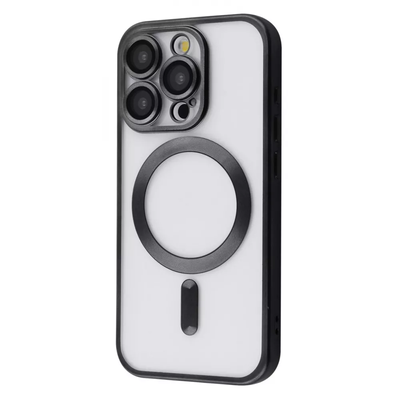 Чохол Metal Matte MagSafe для Iphone 15 Pro Max Black 81766
