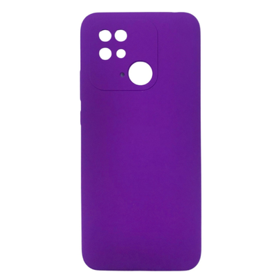 Чехол Silicone Lakshmi A Full Camera для Xiaomi Redmi 10C / Poco C40 Фиолетовый / Purple 63527