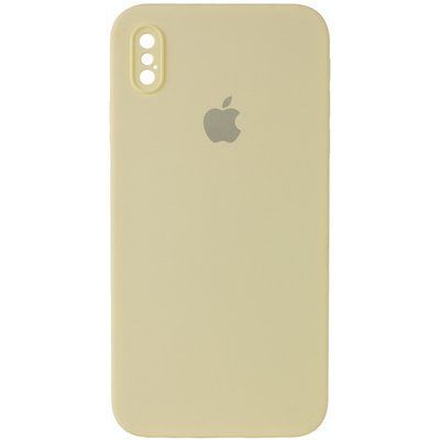 Чехол Silicone Case Square для Iphone X / XS Желтый / Mellow Yellow 53342