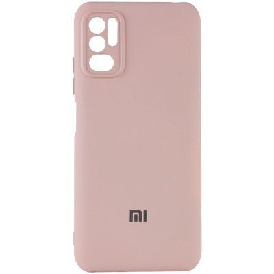 Чохол Silicone Cover Camera для Xiaomi Redmi Note 10 5G / Poco M3 Pro Рожевий / Pink Sand 56925