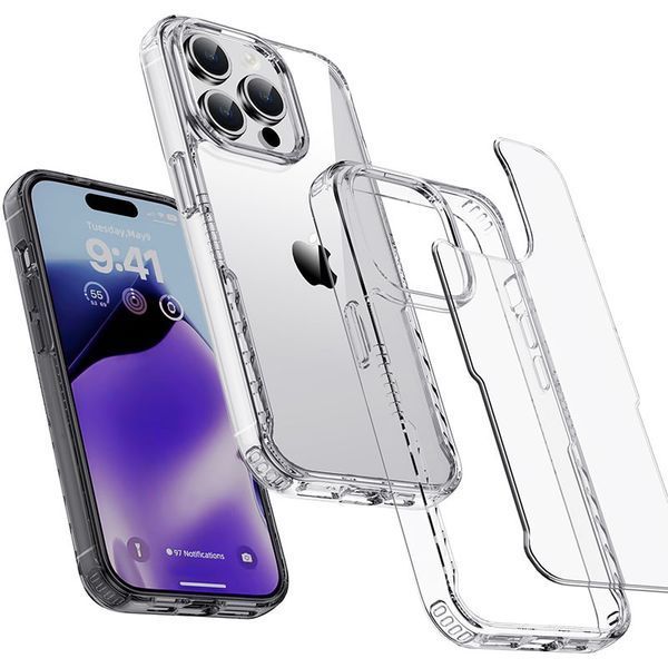 Чохол Multi-Color для Iphone 15 Pro Clear 81182