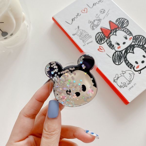 Тримач для телефону PopSockets круглий liquid shine Міккі Маус / Head 47611